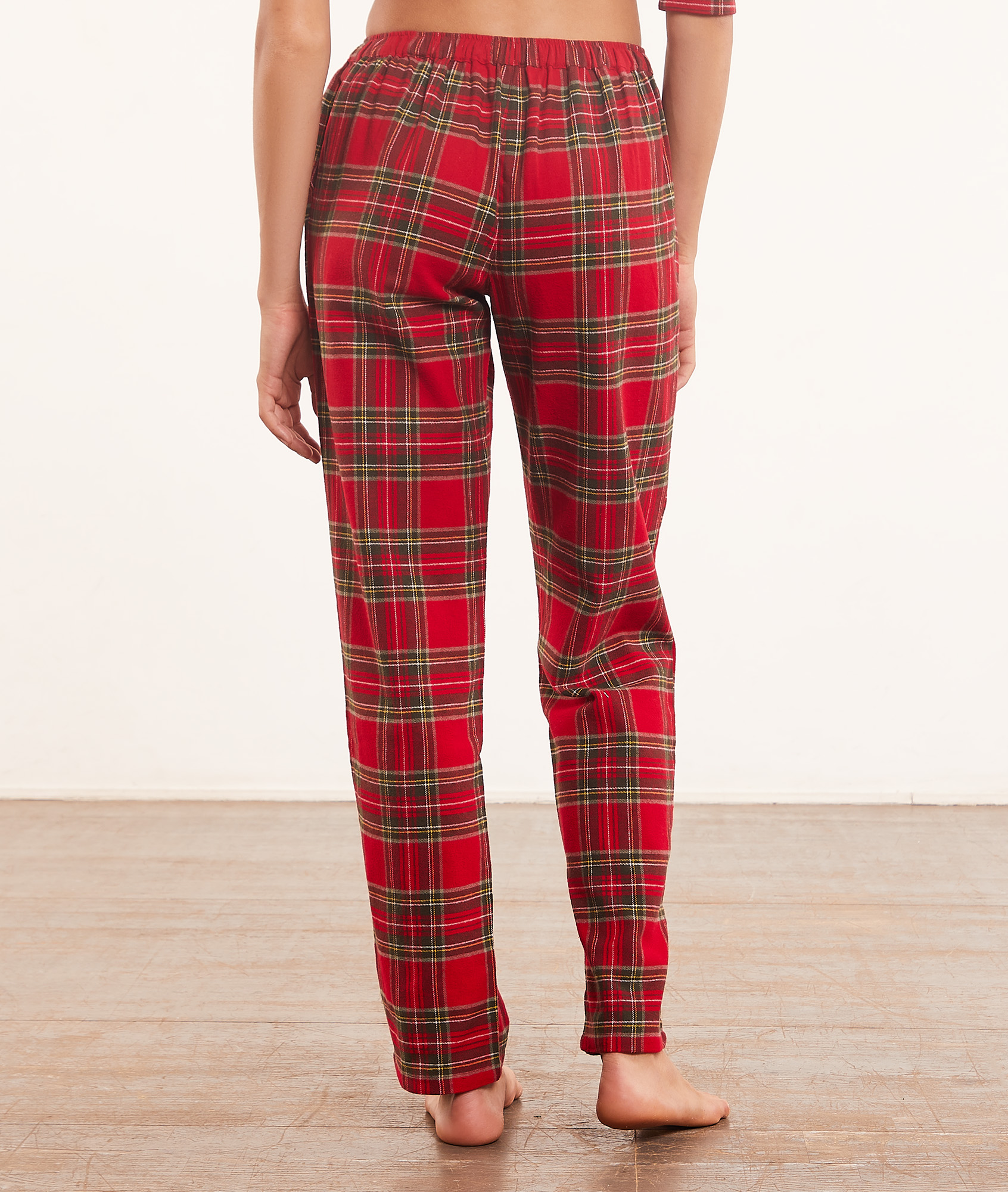 Pantalon tartan femme rouge hotsell